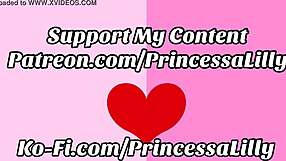 Princess Alilly's femdom massage turns submissive slave into spanking roleplay toy
