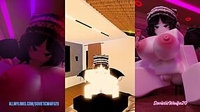 Fan Fucks Cute Liz's Big Ass and Tits Cowgirl to Creampie in His House