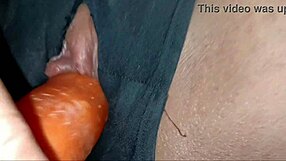 Employee cleans living room but ends up eating my creampie pussy