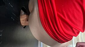 wife with fetish sucks huge cock and swallows every drop for hubby