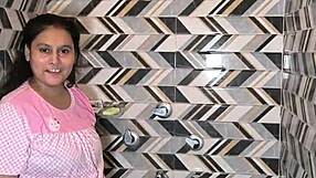 cum in mouth after bathroom sex romp 💦🚿