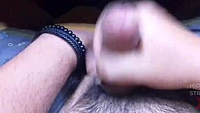 SMOKING HOT CUMSHOT EXPLODES FROM BODYBUILDER'S INTENSE DORM SOLO!