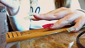 Italian sexy solo with long nails fetish ASMR hands toes relax