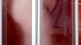 ever seen a sexy milf housewife shake her big ass in a steamy bathroom shower like this?