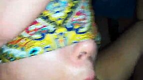 tied up submissive asian gf deepthroats big cock while watching xvideos homemade