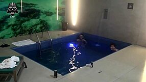 amateur brazilian blondes bareback threesome with friends at motel pool part 3