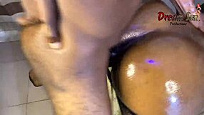 Can you take this big black cock doggie on my huge oiled ass?