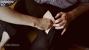 i stretch my tight asshole deep with anal fisting bent over in black dress gaping huge