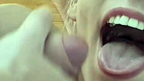 my mouth overflows with thick hot sperm load
