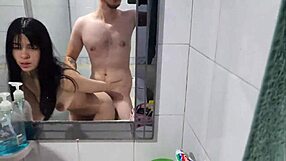 Fucking hot sexy Laura brutal in the bathroom bent over