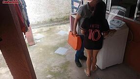 brazilian big ass wife pays repairman pussy pounding bareback cuckold