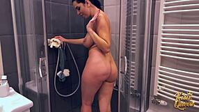 oh man, kira queen shower masturbation caught...
