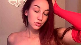 god italian milf artemisia love with huge tits smokes cig while showing perfect body