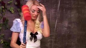 cosplay orgy explodes into cum swapping tongue action
