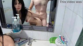 Fucking hot sexy Laura brutal in the bathroom bent over