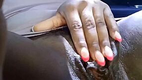 hey after that long day i'm masturbating in the car fingering my pussy then fucking hard