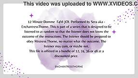 F4M FEMDOM JOI DOMINATION ORGASM JERK OFF INSTRUCTIONS COMMANDS!
