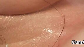 Foxy Fuck Doll Swallows Cum From Massive Blowbang Facial
