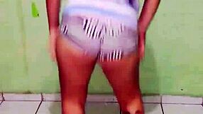 dancing funk with hot brazilian teen amateurs shaking it
