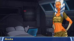 GROPE BOUNCING BOOBS IN ORANGE TRAINER DANCE