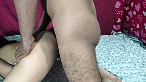 desi village slut's hidden rough pounding by boyfriend echoes with hindi moans