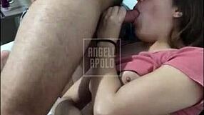 Fucked friend's fiancée's mouth then came inside!
