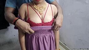 Aunt in Sexy Gown Craves Hard Indian Family Fuck