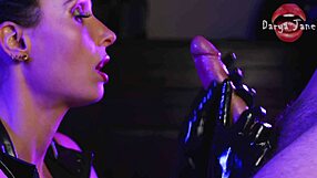 Milf In Latex Gloves Delivers Failed Cum Countdown Edging Handjob