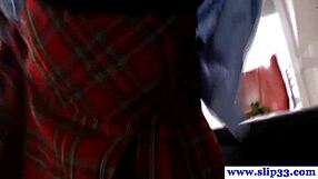 can classy glamcore teen pussy take experienced old guy pounding