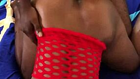 Country quickie turns wild as black babe moans riding neighbor's monster cock doggystyle