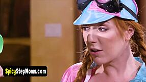 Lauren Phillips' Milf Tits Bounce In Cycling Uniform During Hard Fuck!