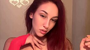 god italian milf artemisia love with huge tits smokes cig while showing perfect body
