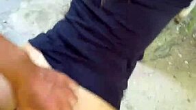 18yo Flashes Tits Then Takes Rough Public Blowjob Doggy Cowgirl