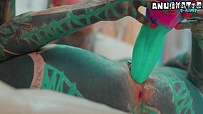 two goth punk girls with pierced nipples ride toys deep in ass to mouth moaning missionary