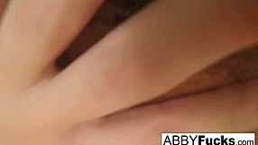 Abigail Shaves Pussy During Quick Shower Masturbation