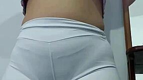 Client loves the look but needs shorts pulled tight for flashing tease