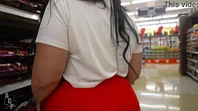whoa, smith's employee quits after rich sugar daddy fucks her big ass outdoors in vegas!
