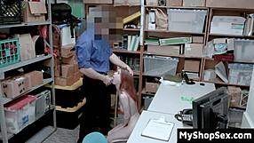 lp officer bends teen shoplifter over for on site pussy punishment no cops