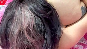 Eating my best friend's ass after gym turns into sensual lesbian pussy licking part 2