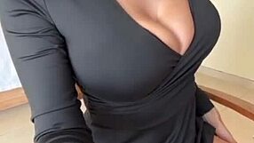 Stepmom's Huge Tits Nipples Caress Craving