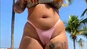 Beach Flashing Turns To Ass Slap And Cock Suck Shock