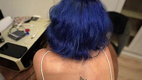 lesbian delivery guy fucks them bent over in homemade 3some ep3