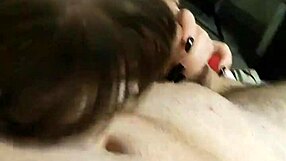 Stepdaughter Sucks Stepdad's Monster Cock While Mom's Away!