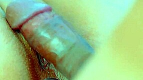 Perfect Puffy Latina Teen's Shaved Pussy Buttplug Fucked and Creampied Up Close!