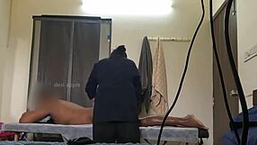 Spa Girl Shocked By Massive Dick Flash During Massage