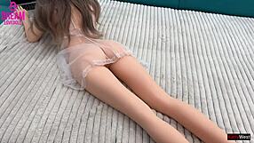 he thought it was a sex doll but fucked her ass then came on my face