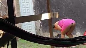 neighbor girl asks for help and offers payment in her bedroom