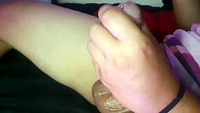 watching and touching while my girl films our bed fun