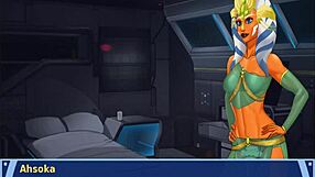 GROPE BOUNCING BOOBS IN ORANGE TRAINER DANCE