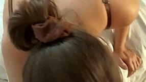 french babe in spandex lingerie takes my cock deep down her throat then bends for pounding and spanking